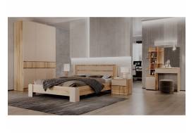 Спальня Ленора Дуб вотан/Кашемир
