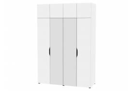Шкаф с зеркалом Astrid H266М с Антресолью HA4