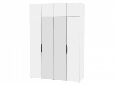 Шкаф с зеркалом Astrid H266М с Антресолью HA4