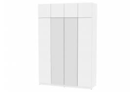 Шкаф с зеркалом Malta light H290М и Антресоль HA4
