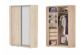 Угловой шкаф-купе Аларти YA-230х1250-2 (D6D5)