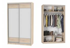 Шкаф-купе Белла B-230х135х60-3 (D8D8)