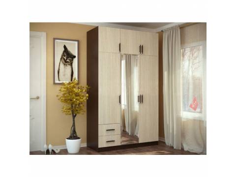 Шкаф 3-х створчатый с ящиками