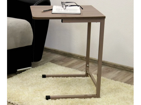 Приставной столик Стеллс-2 ясень шимо темный / капучино