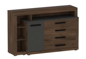 Тумба c дверцей и 4 ящиками Глазго