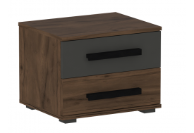 Тумба прикроватная с двумя ящиками Глазго